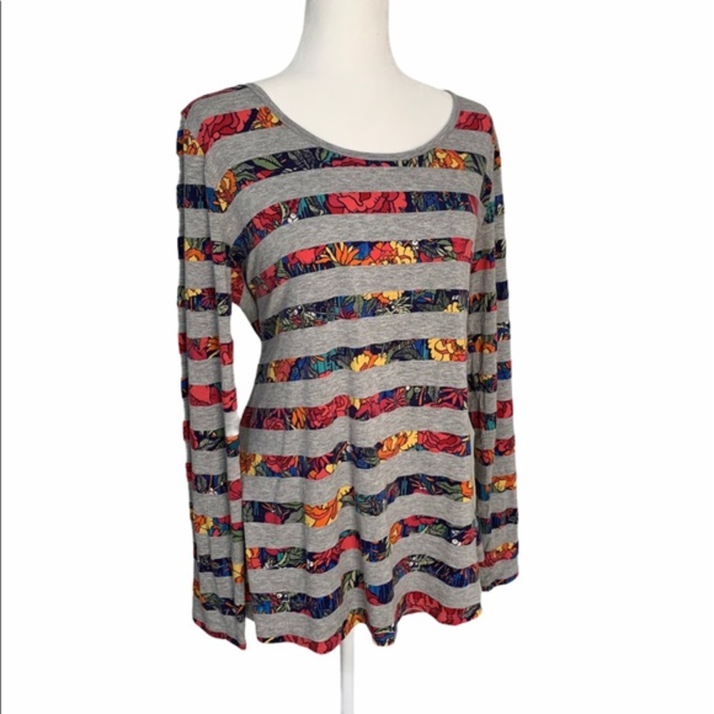 XL LulaRoe Long Sleeve Scoop Neck Tee